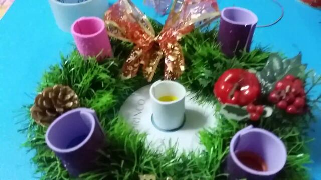 ¿Cómo hacer una Corona de Adviento fácil? Paso a paso para hacer la tu versión económica