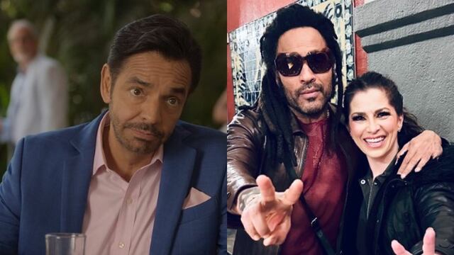 Eugenio Derbez, Alessandra Rosaldo y Lenny Kravitz