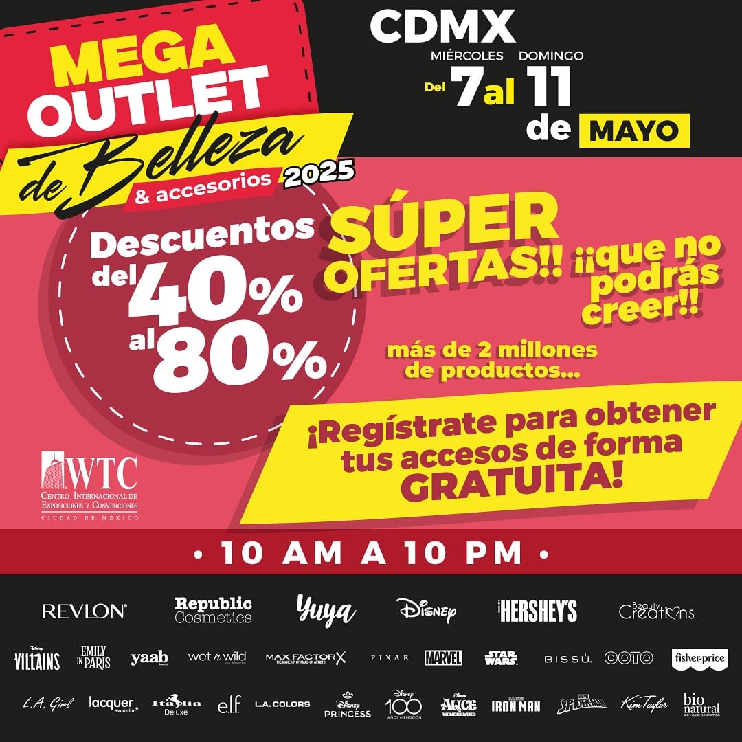 Mega Outlet de Belleza y Accesorios en CDMX 2025