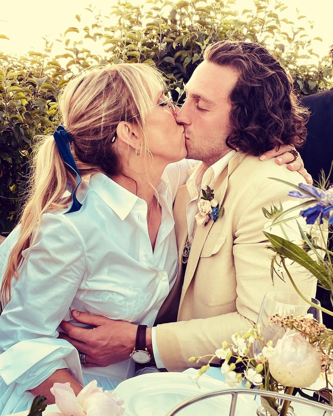 Aaron Taylor-Johnson y su esposa Sam Taylor-Wood