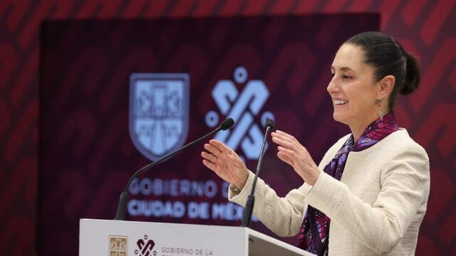 Claudia Sheinbaum en conferencia un día antes del 8 de Marzo, día internacional de la mujer 2023