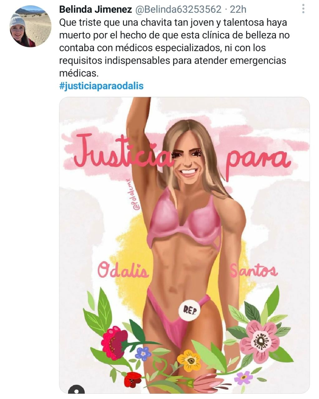 Exigencia de justicia para Odalis Santos