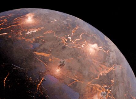 Mundo del tamaño de la Tierra y cubierto de volcanes encontrado por la NASA