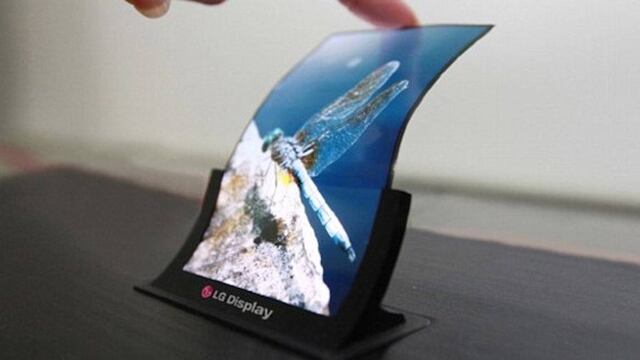 Pantalla flexible de LG.