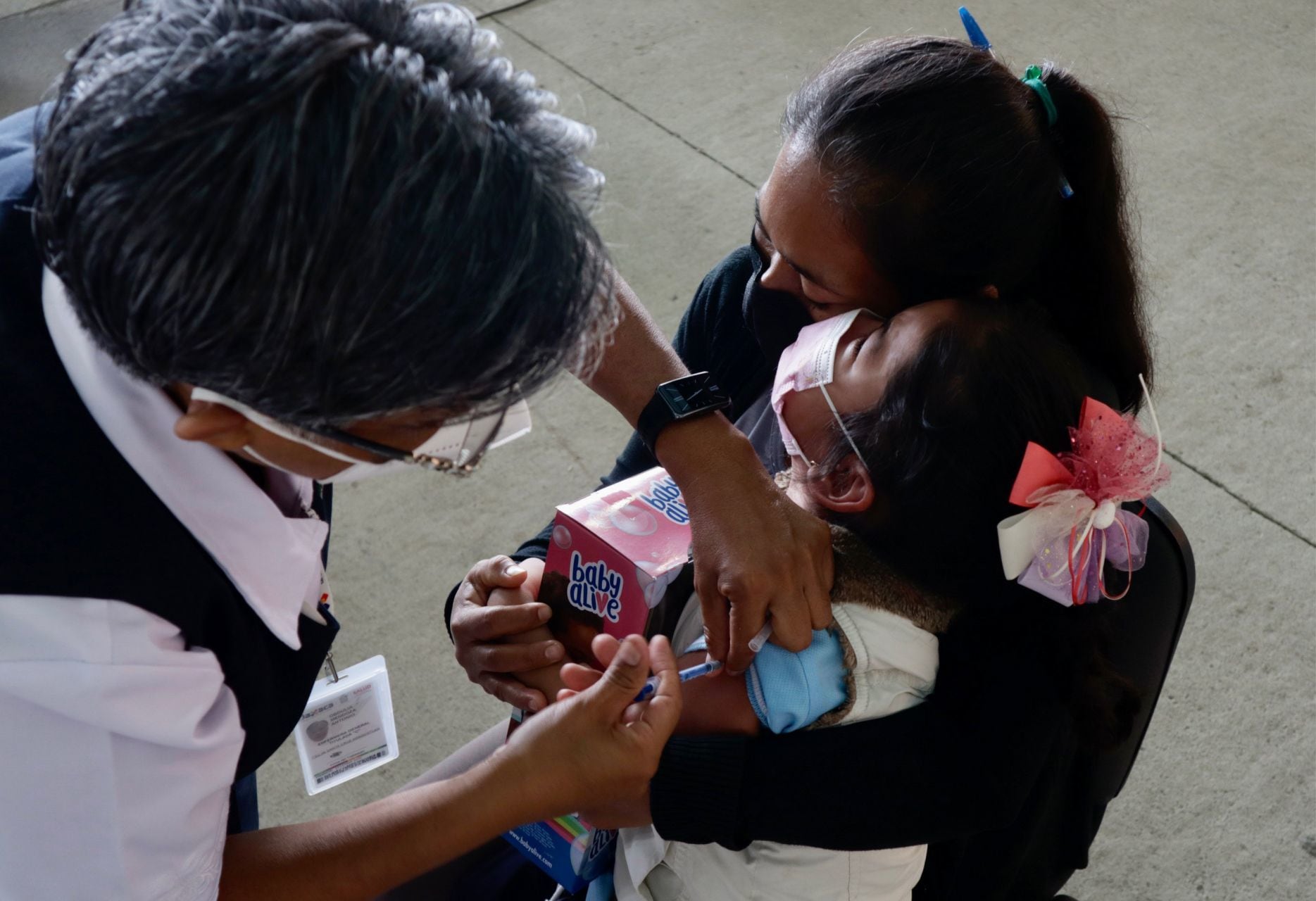 Vacunación a niños de 5 a 11 años en Oaxaca