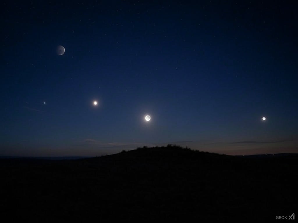 Conjunción planetaria del 3 de marzo del 2025