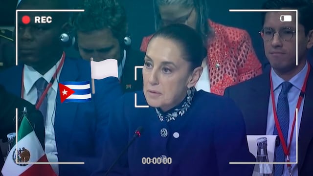 Sheinbaum destacó su orgullo por su pueblo en cumbre de democracia