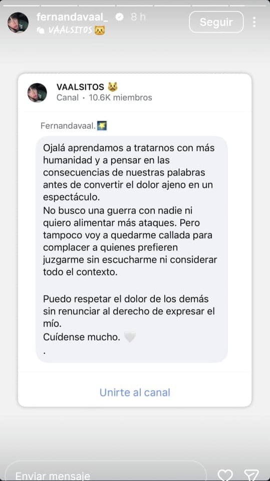FernandaVaal denunció presunto abuso sexual de El Komanche antes de su muerte