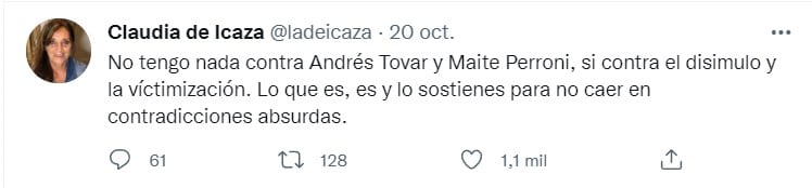 Claudia de Icaza opina sobre romance de Maite Perroni