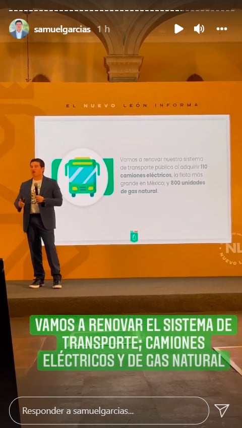 Samuel García presenta su propuesta para mejorar la calidad del aire en Nuevo León/@samuelgarcias