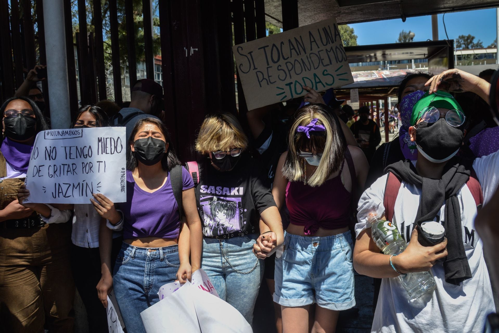 Protesta en la Voca 7
