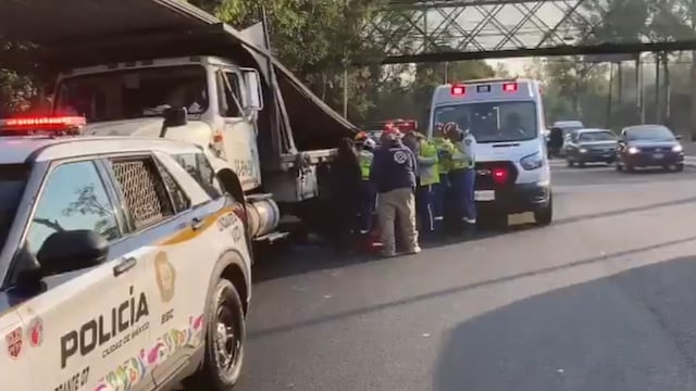 Accidente en Insurgentes Norte deja a un motociclista muerto.