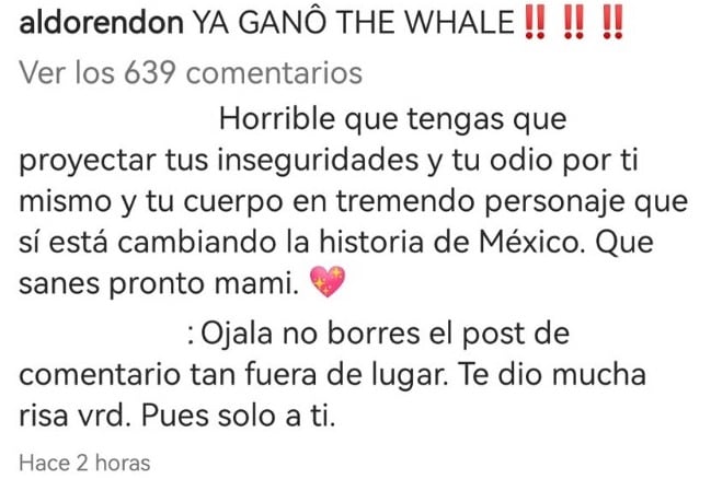 Cuestionan la gordofobia de Aldo Rendón sobre Guillermo del Toro.