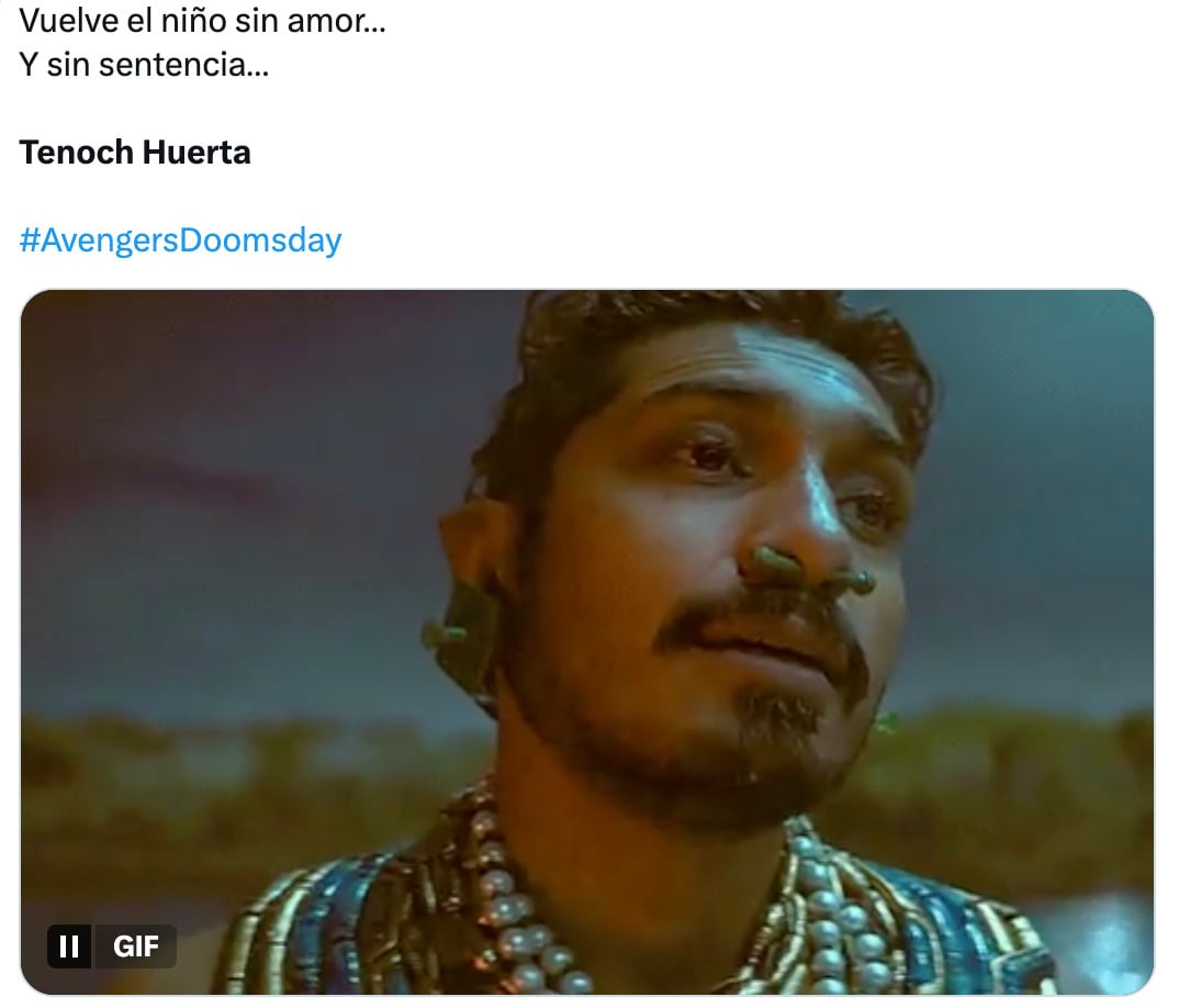 Tenoch Huerta regresa como Namor en Avengers Doomsday