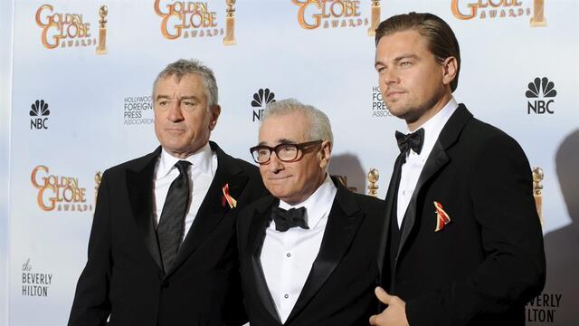 Martin Scorsese con De Niro y DiCaprio