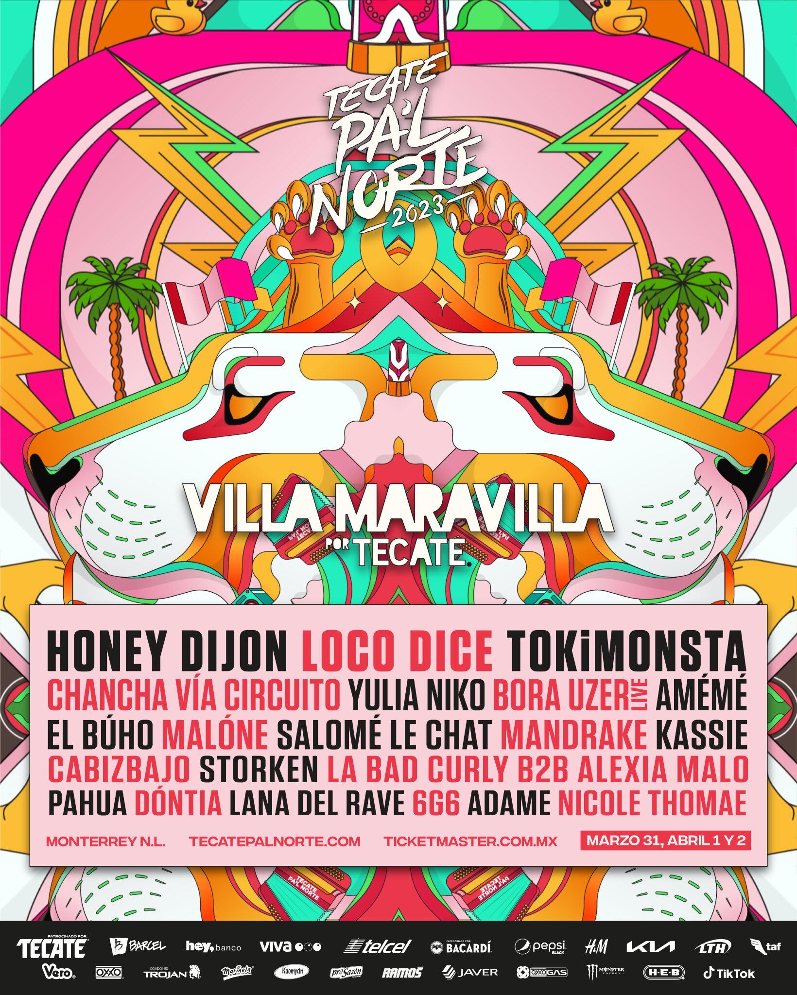 Escenario Villa Maravilla Tecate Pal Norte 2023