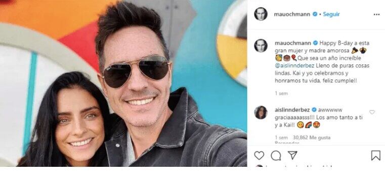 Aislinn Derbez y Mauricio Ochmann