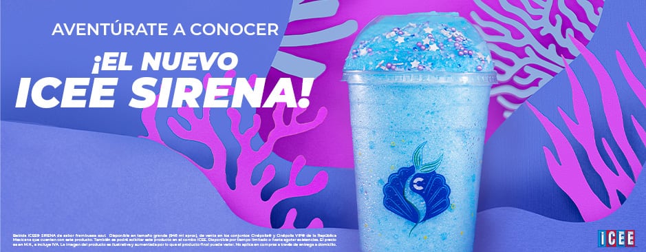 ICEE lanza bebida en Cinépolis inspirada en La Sirenita live action