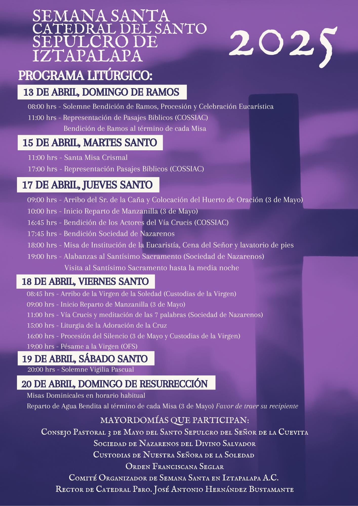 Semana Santa 2025 Iztapalapa