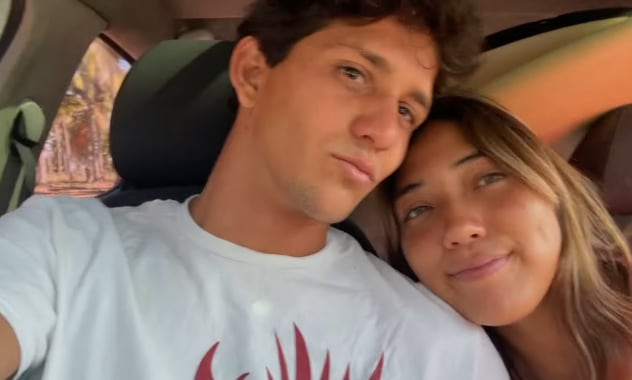Juan Pablo Melendres y su novia