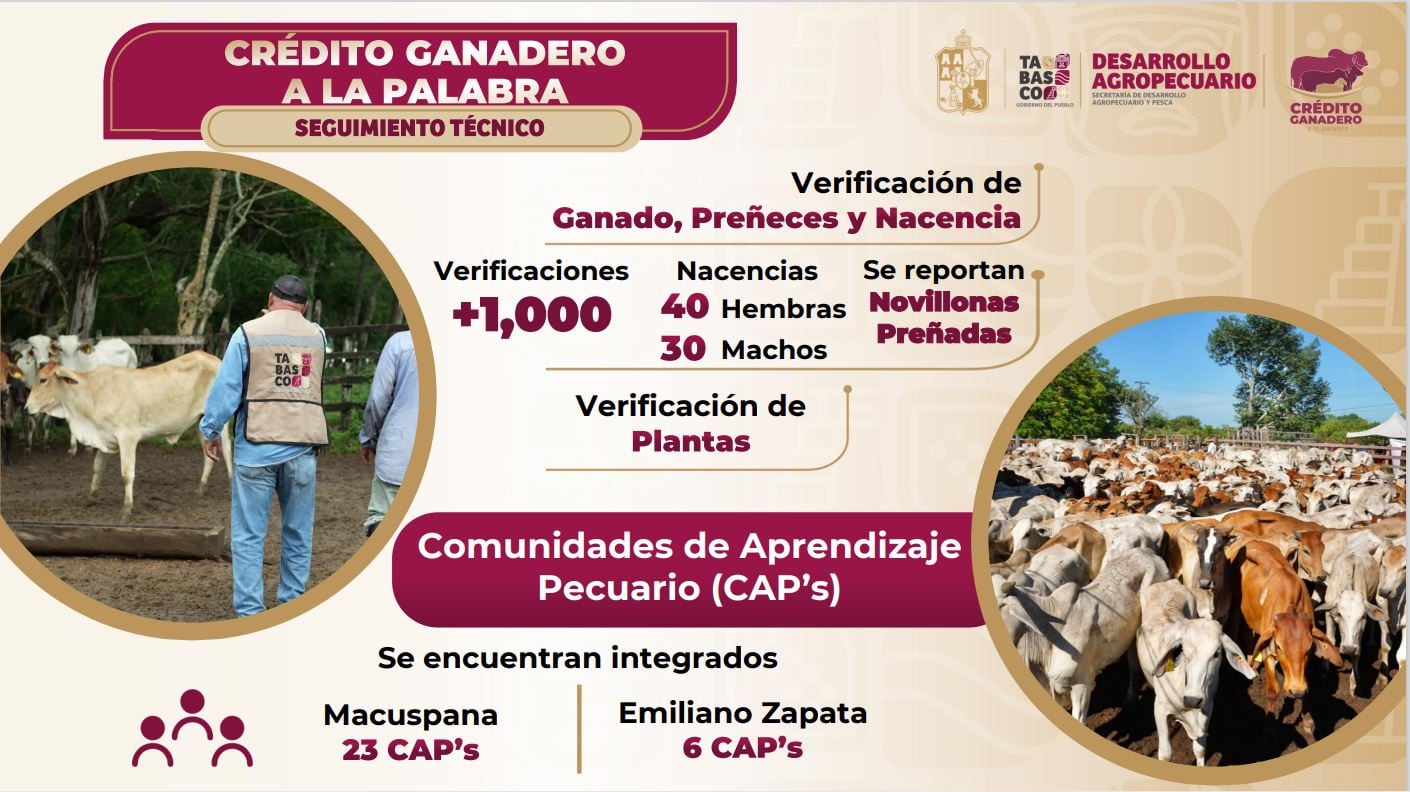 El gobierno de Tabasco ha entregado 783 paquetes en beneficio de las y los productores