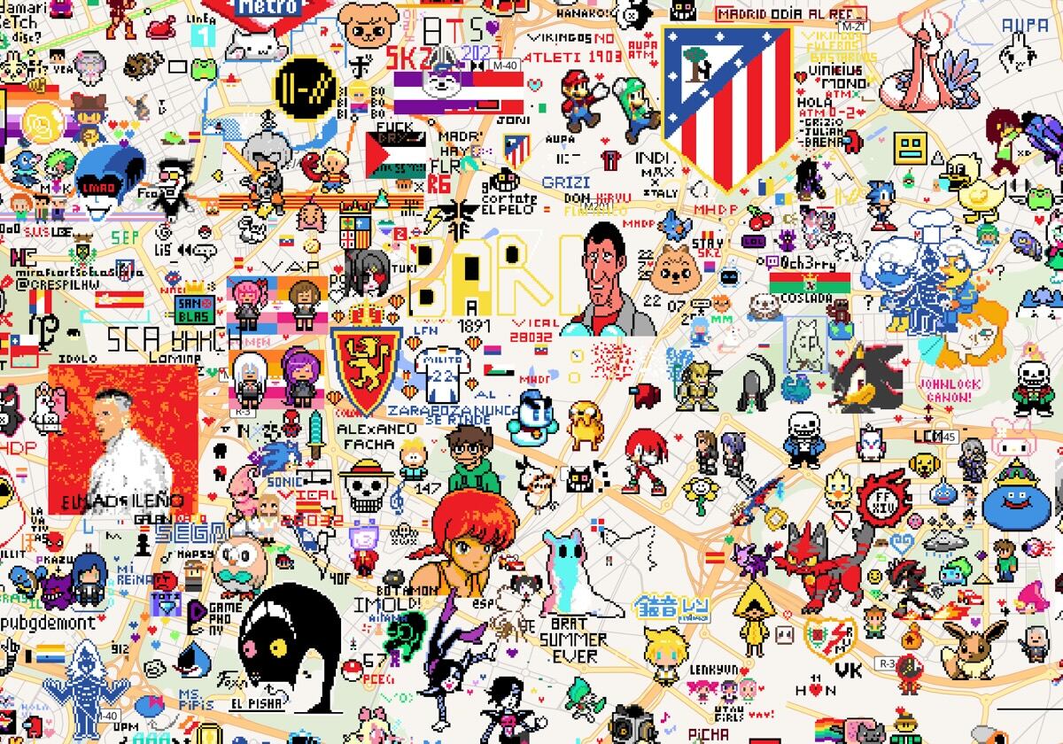 ¿Qué es Wplace? El mapa de píxeles colaborativo que se volvió el fenómeno viral de internet