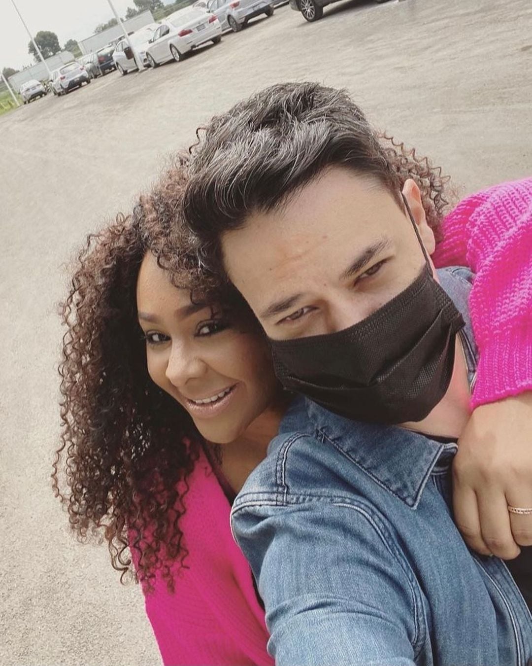 M'Balia y su novia Alex