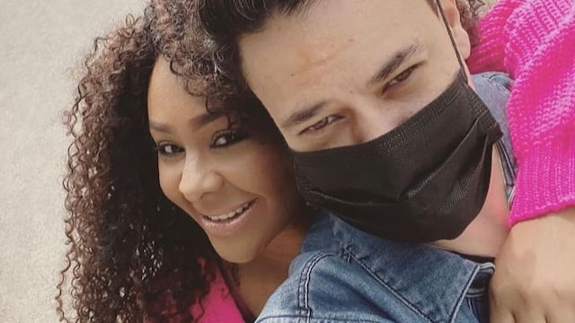 M'Balia y su novia Alex