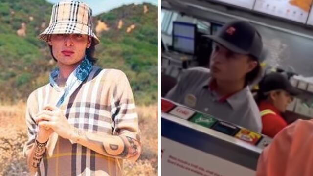 Confunden a trabajador de comida rápida con Peso Pluma
