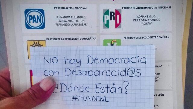 Protesta durante votación 2021