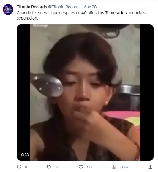 Memes por el adiós de Los Temerarios