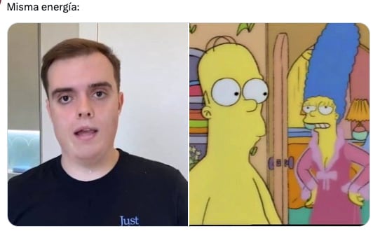 Comparan a Ibai Llanos con Homero Simpson tras afeitarse