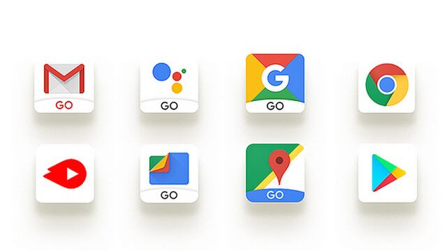 Aplicaciones de Android Go.