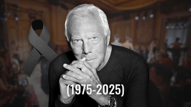Muere el diseñador Giorgio Armani.