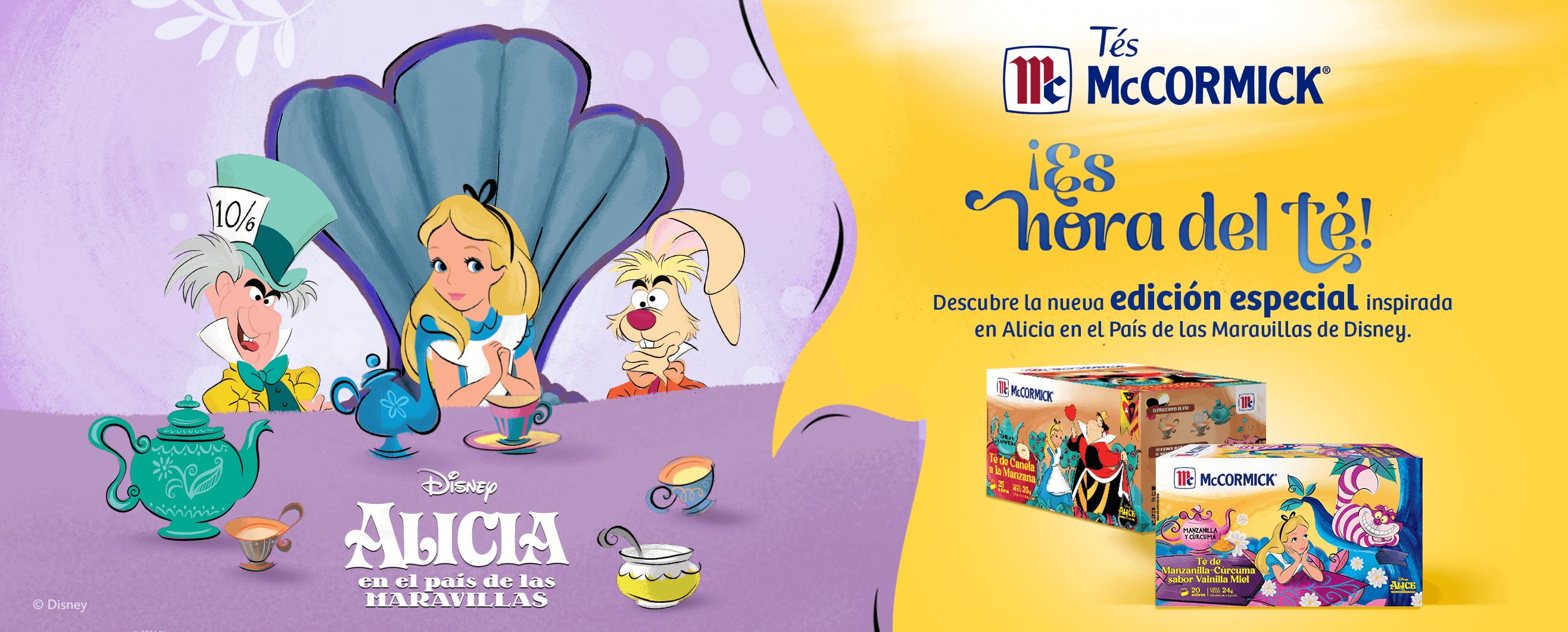 Té de Alicia en el País de las Maravillas de McCormick