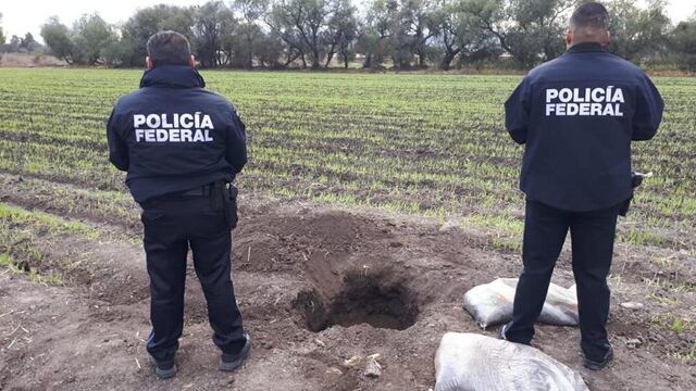 Detección de una toma clandestina por elementos de la Policía Federal