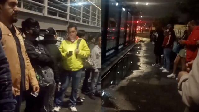 Largas filas en el Metrobús CDMX hoy 29 de agosto