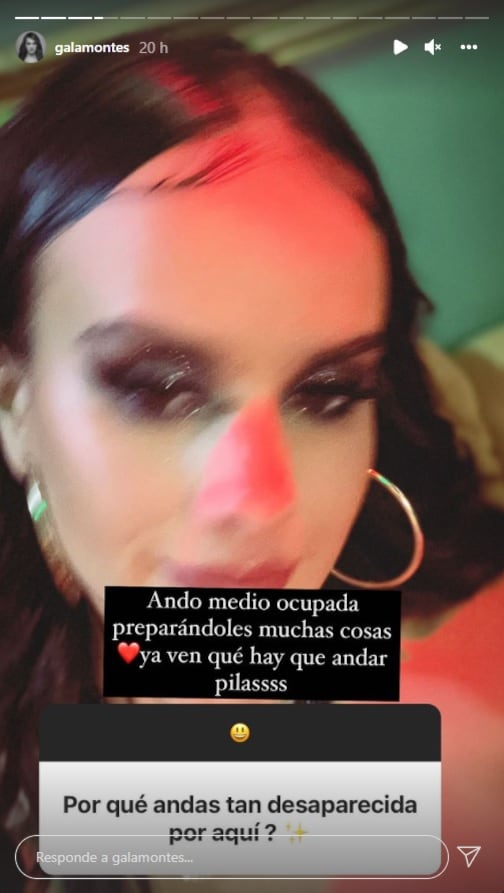 Gala Montes adelant que tiene varias sorpresas