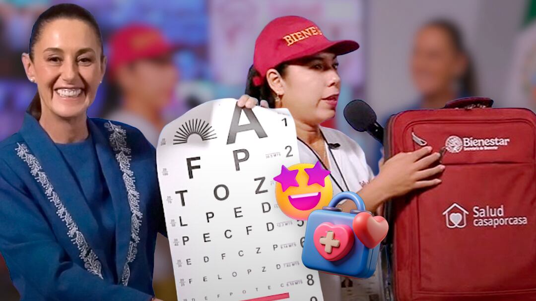 Claudia Sheinbaum presume el Maletín del Bienestar del programa Salud casa por Casa