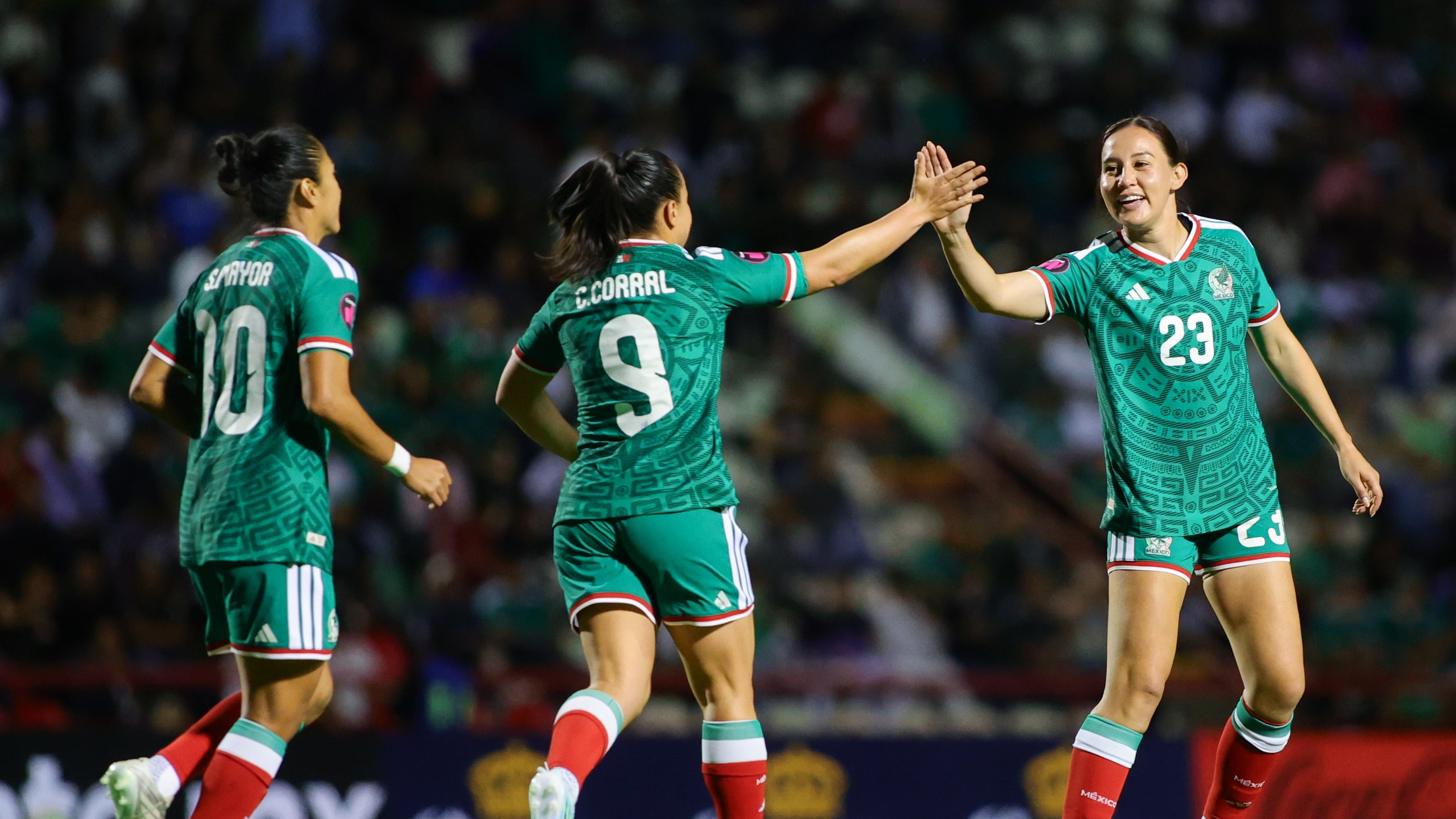 México vence 9-0 a Islas Vírgenes y es líder del Grupo A de las eliminatorias de Concacaf W