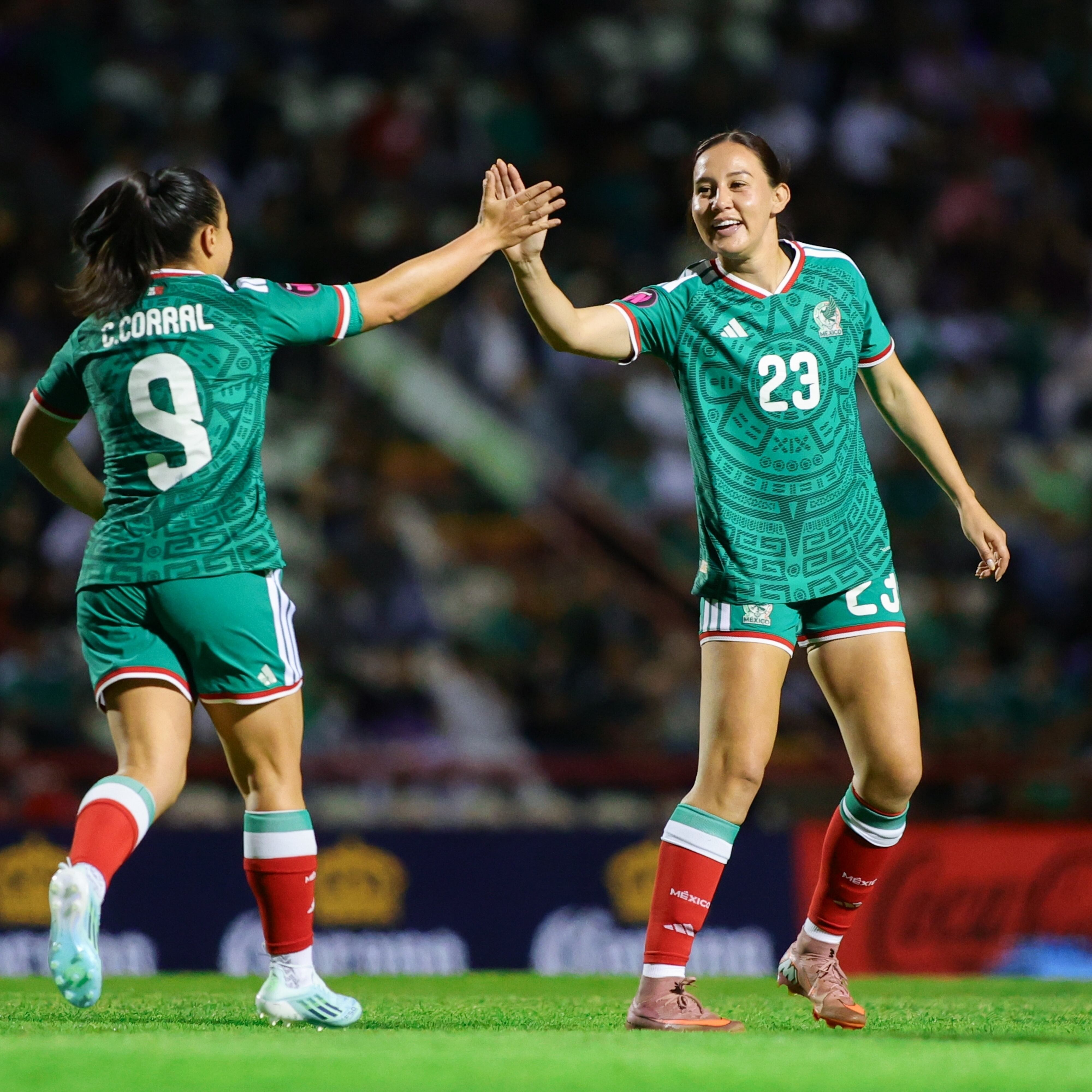 México vence 9-0 a Islas Vírgenes y es líder del Grupo A de las eliminatorias de Concacaf W