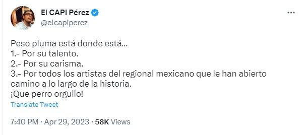 Capi Pérez y Peso Pluma