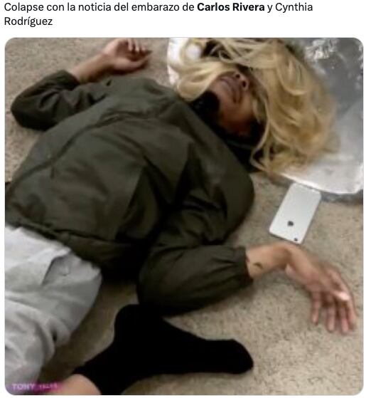 Memes reaccionan a la noticia del primer bebé de Carlos Rivera y Cynthia Rodríguez