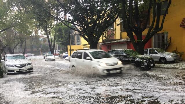 Granizo en CDMX