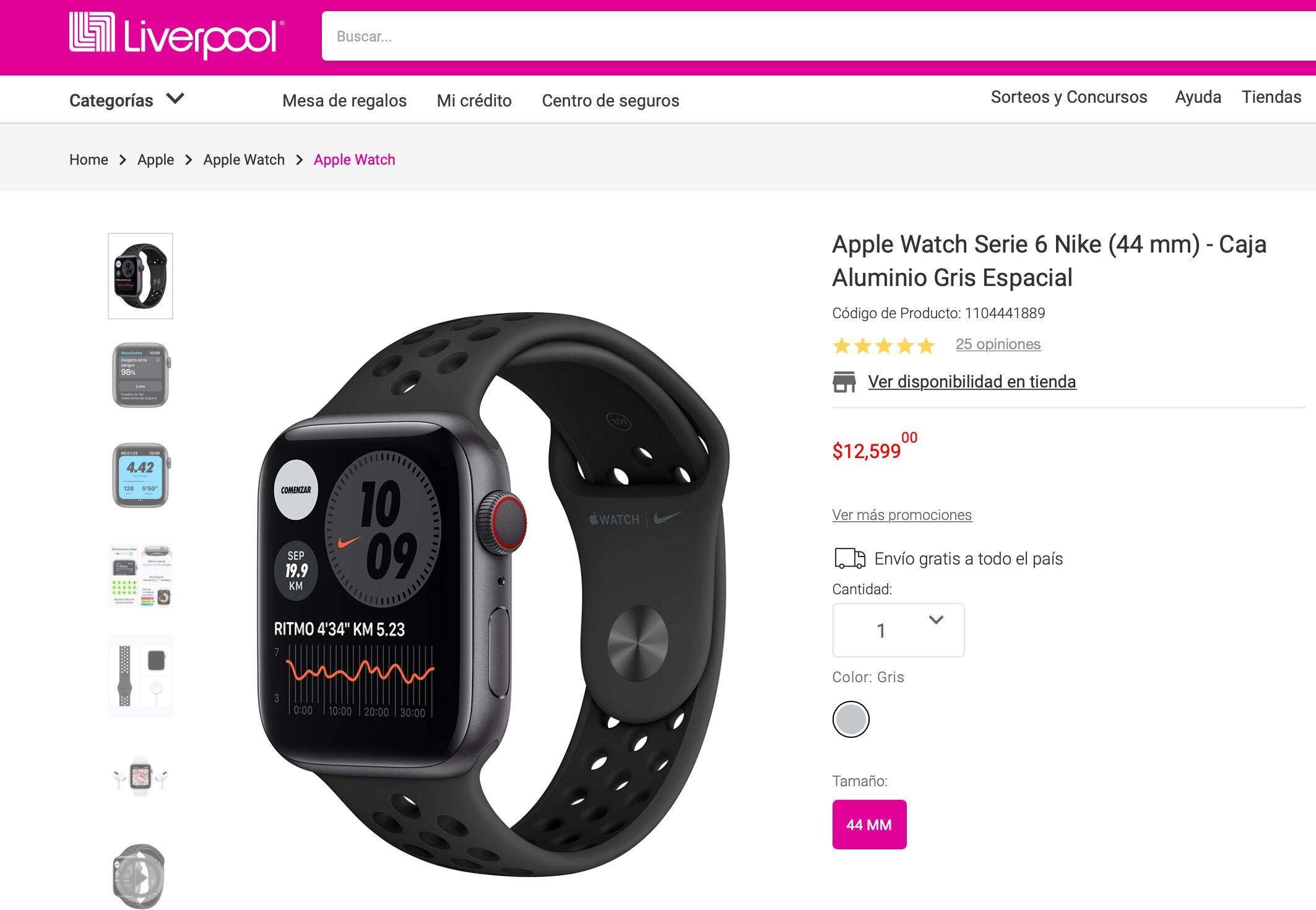 Black Friday 2022: Apple Watch series 6 en Liverpool