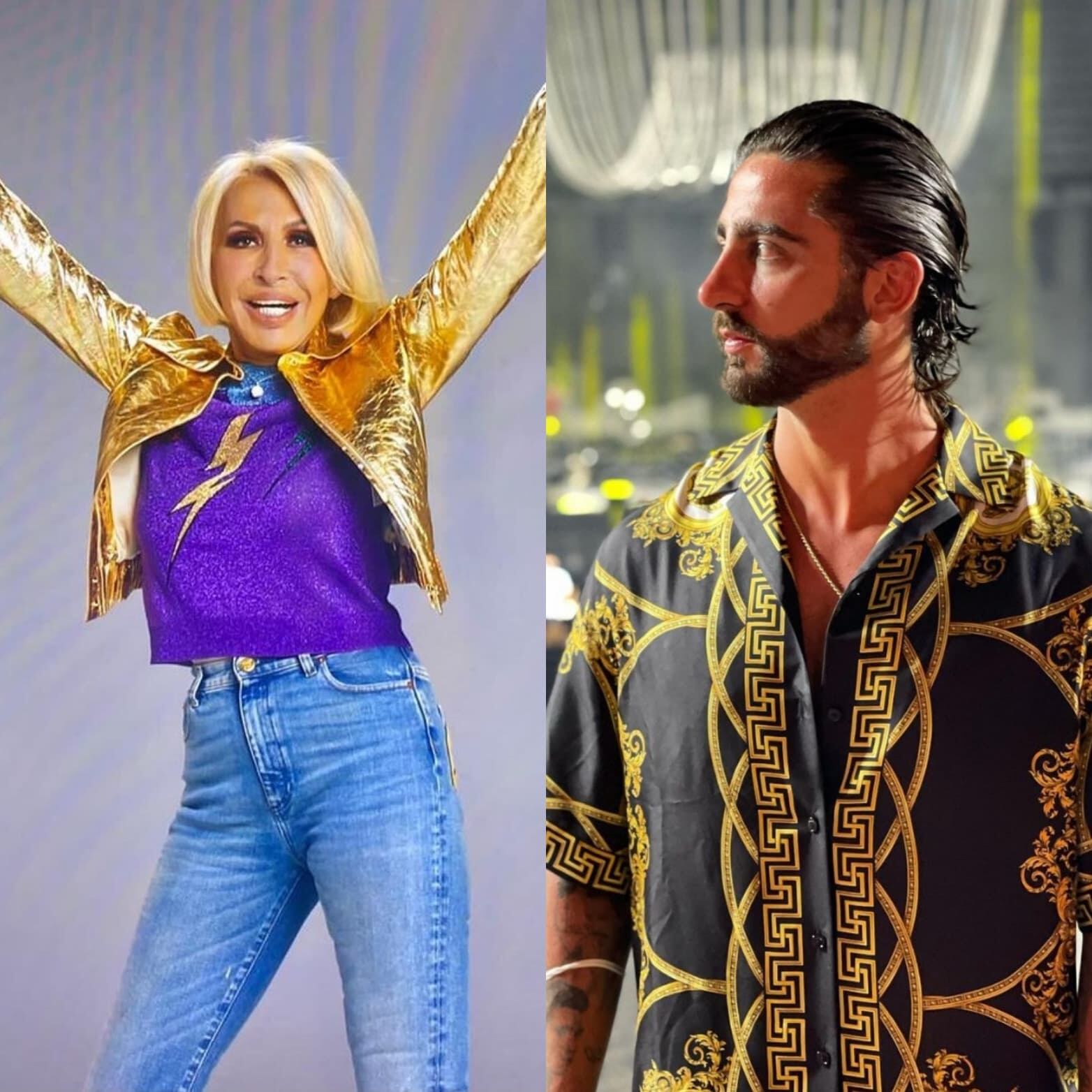 Laura Bozzo y Luis 'Potro' Caballero.