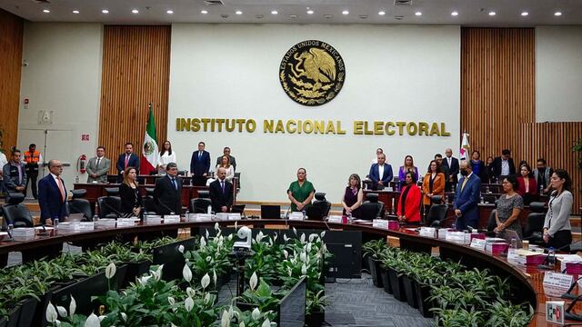 Sesión del Consejo General del INE