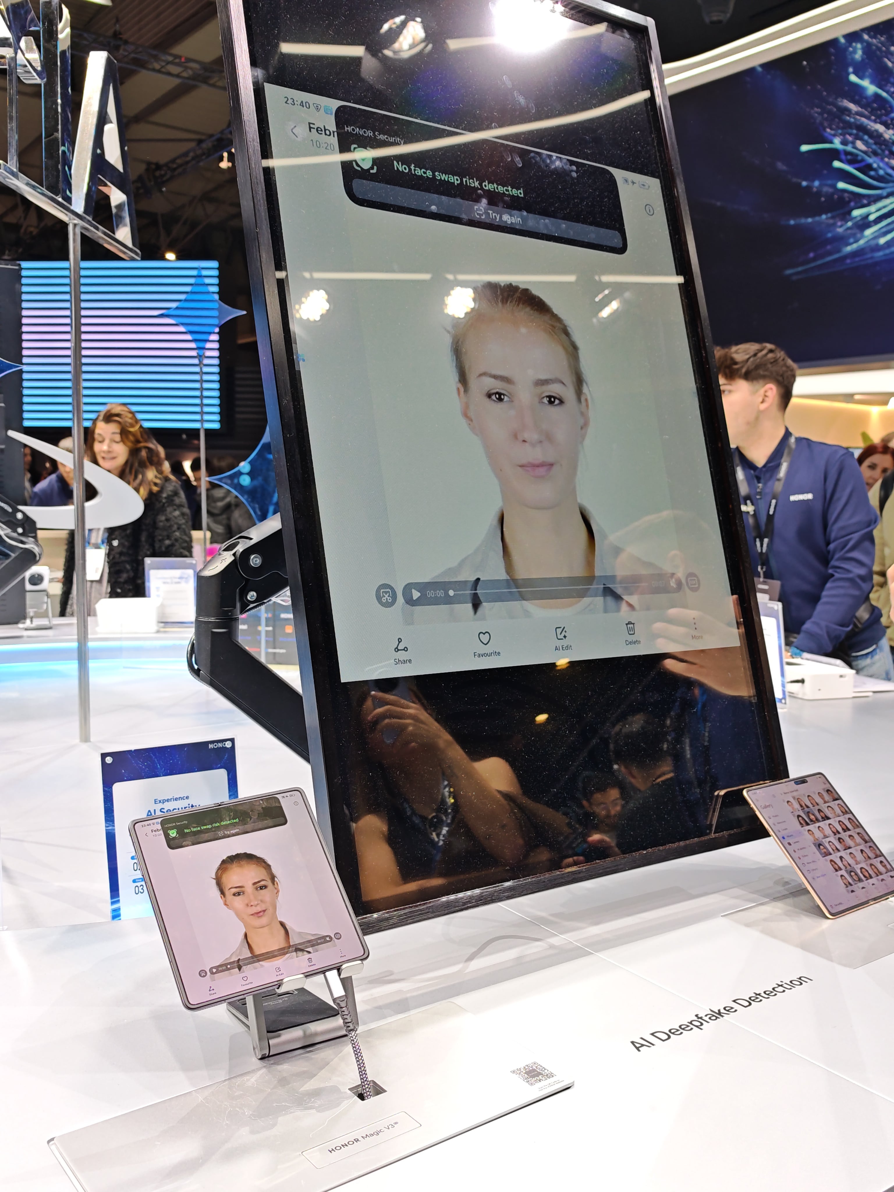 Inteligencia artificial de HONOR contra deepfake