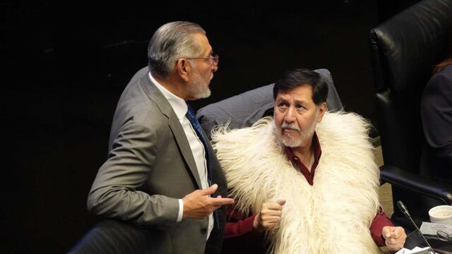 Adán Augusto y Gerardo Fernández Noroña, senadores de la republica