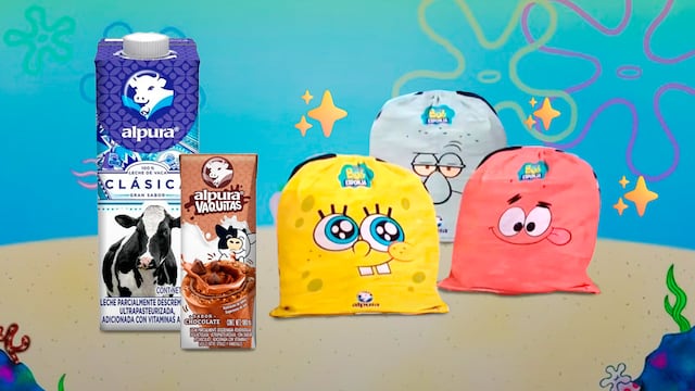 Morral de Bob Esponja y Alpura